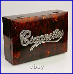 1894 Cigarette Cigarillo Cigar Box Case Humidor by Saunders & Shepherd England
