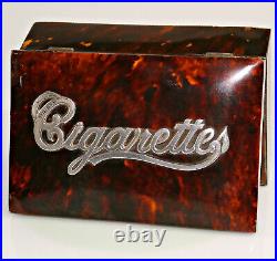 1894 Cigarette Cigarillo Cigar Box Case Humidor by Saunders & Shepherd England