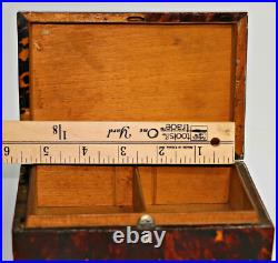 1894 Cigarette Cigarillo Cigar Box Case Humidor by Saunders & Shepherd England