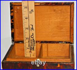 1894 Cigarette Cigarillo Cigar Box Case Humidor by Saunders & Shepherd England