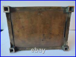 1916 Georg Jensen Large Antique Copper Box/Humidor, Wood-Lined, Arts & Crafts