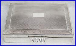 1956 Birmingham Sterling Silver 6.5 X 4.75 Cigar Humidor Box