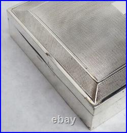 1956 Birmingham Sterling Silver 6.5 X 4.75 Cigar Humidor Box