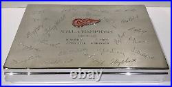 1964-1965 Detroit Red Wings NHL Champions Tiffany Sterling Cigar Box Humidor