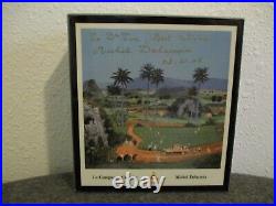 2006 Cigar Box Montecristo Michel Delacroix Signed Wood 2006 La Campagne Cubaire 2006 Cigar Box Montecristo Michel Delacroix Signed Wood 2006 La Campagne Cubaire