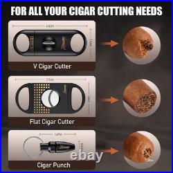 20-45 Count Cigar Humidor Box with Accessories