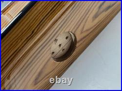 $225 Bey-Berk Men's Lacquered Olive Cedar Wooden Cigar Humidor Box