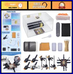 230pcs Card Humidor Repair & Flattening Kit, Acrylic Box, Clips, Vises & More