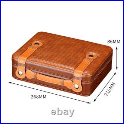 25CT Cigar Humidor Case Cedar Wood Tobacco Box Humidifier Hygrometer Gift Box