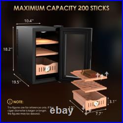25L Electric Cigar Cooler Humidor 200 Count Cooling&Heating Temperature Control 25L Electric Cigar Cooler Humidor 200 Count Cooling&Heating Temperature Control