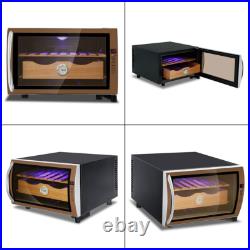 25L Electric Humidor Cigar Cooler withSpanish Cedar Wood Shelves Cooling & Heating