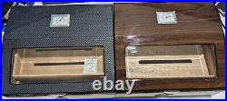 2 x Elegant 50+ CT Count Cigar Humidor Humidifier Wooden Case Box Hygrometer 156