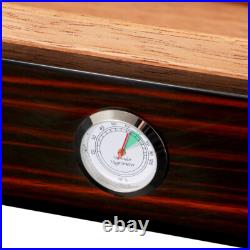 35CT Cigar Humidor Case Wood Box Humidifier Hygrometer Torch Lighter and Cutter 35CT Cigar Humidor Case Wood Box Humidifier Hygrometer Torch Lighter and Cutter