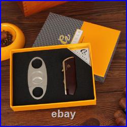 35CT Cigar Humidor Case Wood Box Humidifier Hygrometer Torch Lighter and Cutter 35CT Cigar Humidor Case Wood Box Humidifier Hygrometer Torch Lighter and Cutter