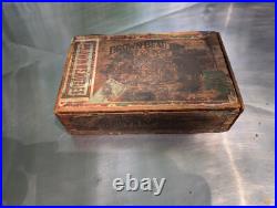 3 antique wood cigar boxes