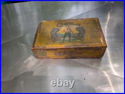 3 antique wood cigar boxes
