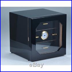 3 layer Humidor Cabinet Transparent Cedar Wood Cigar Cabinet Piano Paint Box
