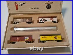 4 N Scale Collector Cigar Cars + Humidor in Cigar Box Model Power #3608 VGC
