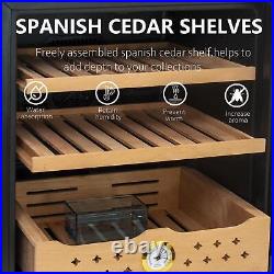 50L Cigar Humidor with Temperature Control 300 Count Capacity Humidifier Gift 50L Cigar Humidor with Temperature Control 300 Count Capacity Humidifier Gift