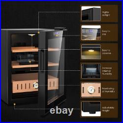 50L Electric Cigar Cooler Humidor 300 Counts, Cooling & Heating Temp Control