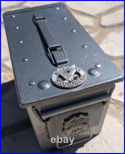 50 caliber humidors cedar lined ammo box powder coated Harley Davidson police Ed