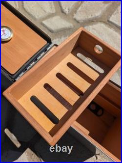 50 caliber humidors cedar lined ammo box powder coated Harley Davidson police Ed