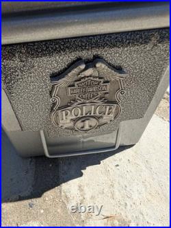 50 caliber humidors cedar lined ammo box powder coated Harley Davidson police Ed