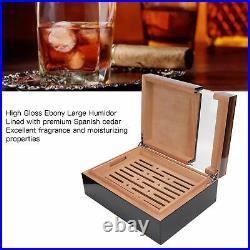 75-85 Sticks Cigar Humidor Large Storage Box Holder Desktop Moisturizing Box