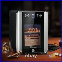 8L Cigar Humidors with Cooling and Heating, Electric Cooler Humidor Box with