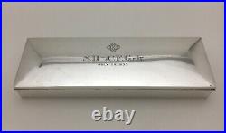 ANDREW TAYLOR Sterling Silver Cigar Humidor Box Princeton Cap & Gown Club 1953