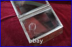 ANTIQUE TENNYSON 5c CIGARS HUMIDOR STORE DISPLAY MAZER CRESSMAN CIGAR CO USA ANTIQUE TENNYSON 5c CIGARS HUMIDOR STORE DISPLAY MAZER CRESSMAN CIGAR CO USA