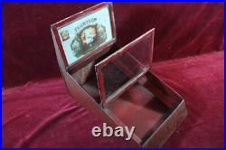 ANTIQUE TENNYSON 5c CIGARS HUMIDOR STORE DISPLAY MAZER CRESSMAN CIGAR CO USA ANTIQUE TENNYSON 5c CIGARS HUMIDOR STORE DISPLAY MAZER CRESSMAN CIGAR CO USA