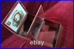 ANTIQUE TENNYSON 5c CIGARS HUMIDOR STORE DISPLAY MAZER CRESSMAN CIGAR CO USA ANTIQUE TENNYSON 5c CIGARS HUMIDOR STORE DISPLAY MAZER CRESSMAN CIGAR CO USA