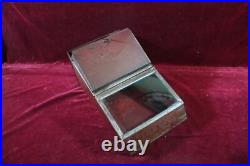 ANTIQUE TENNYSON 5c CIGARS HUMIDOR STORE DISPLAY MAZER CRESSMAN CIGAR CO USA ANTIQUE TENNYSON 5c CIGARS HUMIDOR STORE DISPLAY MAZER CRESSMAN CIGAR CO USA