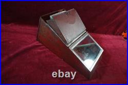 ANTIQUE TENNYSON 5c CIGARS HUMIDOR STORE DISPLAY MAZER CRESSMAN CIGAR CO USA ANTIQUE TENNYSON 5c CIGARS HUMIDOR STORE DISPLAY MAZER CRESSMAN CIGAR CO USA