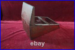 ANTIQUE TENNYSON 5c CIGARS HUMIDOR STORE DISPLAY MAZER CRESSMAN CIGAR CO USA ANTIQUE TENNYSON 5c CIGARS HUMIDOR STORE DISPLAY MAZER CRESSMAN CIGAR CO USA