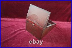 ANTIQUE TENNYSON 5c CIGARS HUMIDOR STORE DISPLAY MAZER CRESSMAN CIGAR CO USA ANTIQUE TENNYSON 5c CIGARS HUMIDOR STORE DISPLAY MAZER CRESSMAN CIGAR CO USA