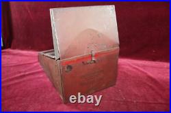 ANTIQUE TENNYSON 5c CIGARS HUMIDOR STORE DISPLAY MAZER CRESSMAN CIGAR CO USA