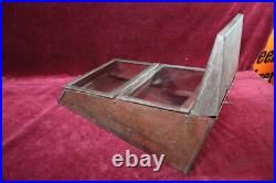 ANTIQUE TENNYSON 5c CIGARS HUMIDOR STORE DISPLAY MAZER CRESSMAN CIGAR CO USA
