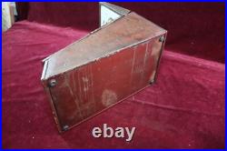 ANTIQUE TENNYSON 5c CIGARS HUMIDOR STORE DISPLAY MAZER CRESSMAN CIGAR CO USA