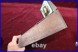 ANTIQUE TENNYSON 5c CIGARS HUMIDOR STORE DISPLAY MAZER CRESSMAN CIGAR CO USA ANTIQUE TENNYSON 5c CIGARS HUMIDOR STORE DISPLAY MAZER CRESSMAN CIGAR CO USA