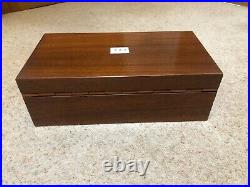 A Fabulous Vintage Cigar Humidor Box Initialled CMK Made In Italy