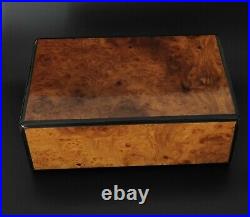 A Mattey French Travel Cigar Box Humidor Wood style elie bleu cigar humidor