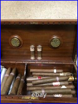 A Super Vintage Cigar Humidor Box Made In Italy