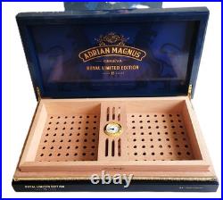 Adrian Magnus Geneva Royal Limited Edition Humidor/empty Cigar Box+package & Bag