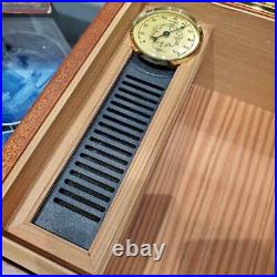 Agresti Cigar Tobacco Humidor Case Box W34cm×D23.8cm×H14 Briarwood Unused