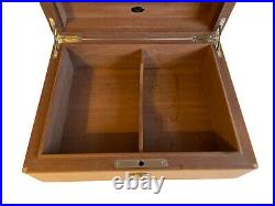 Alfred Dunhill Cigar Desk Humidor Boxed With Keys And Humidifier