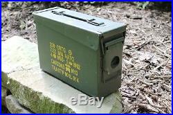 Ammodor Ammo Can Cigar Humidor. 30 cal surplus ammunition box with Deluxe Kit