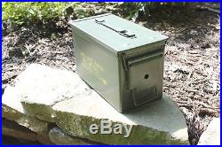 Ammodor Ammo Can Cigar Humidor. 50 cal surplus ammunition box with Deluxe Kit
