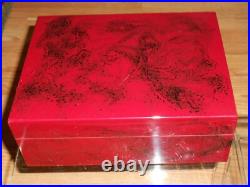 Analog Humidifier and Hygrometer dist. Savinelli pipes Cigar Box cherry wood jc